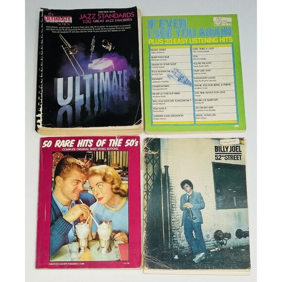 VTG Lot 13 Songbooks Music Books Billy Joel Chicago Cat Stevens Frank Sinatra - Picture 6 of 9